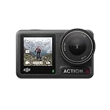 DJI Osmo Action 4 Essential Combo, Action Camera 4K/120fps with a 1/1.3-Inch Sensor, Stunning Low-Light Imaging Underwater Camera, 10-bit & D-Log M Color Performance Vlogging Camera, 1770mAh Battery