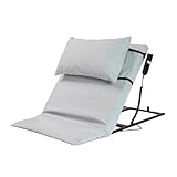 QTQHOME Adjustable Electric Bed Backrest with Remote–Heavy-Duty Lumbar & Neck Support,Portable Pillow Lifter for Home Care,Mobility Aid & Lower Back Pain Relief