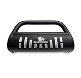 Black Horse Black Steel Bull Bar Compatible with 2003-2005 Kia Sorento