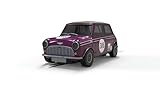 Scalextric C4545 Austin Mini Cooper S - Jo Polley Cars - Touring Cars for ages + 3 Years, Purple and Gold