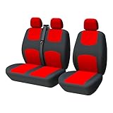 TOYOUN Van Seat Covers Universal Fit Most Vans Compatible Citroen Jumper Renault Master Fiat Scudo Ford Transit Iveco Daily Mercedes Vito Nissan Primastar Opel Vivaro Peugeot Boxer VW T5