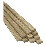 Green Rough Sawn Treated Timber Battens 25x50mm (2x1 Inch) - 1.8 Metre (5)