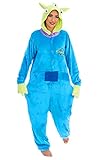 Everglamour Unisex Bodysuit Onesie/Body Suit, Blue, XL Plus UK
