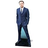 STAR CUTOUTS STCS586 CS586 Lifesize Cardboard Figure of Leondardo Di Caprio Celebrity Standee Standup 186cm Tall, One Size