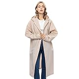 UNIQUEBELLA Eva Travel Raincoat Rain Jacket (L, Khaki)