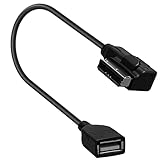 RJLLKD Cable Adapter for AMI MDI MMI, car audio Music interface cable Charging Transmits Audio From MP3 Players Phones Tablets Cable Adapter for Car VW AUDI A3 S4 A5 S5 A6 S6 A7 A8 Q5 Q7 R8