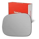 SpareLine Wing Door Mirror Glass - Adhesive‑Type Convex for LDV Cub 1996-2002 (Left/Near‑Side/Passenger)