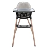 Graco Presti 3-in-1 Highchair (6 Months to Approx. 27.3kg/6 Years), Lightweight at 4.75kg, Compact fold, Easily Portable, 3 Different Modes for Longevity, Steeple Gray Fashion