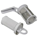 SPARES2GO Central Drain Filter for AEG Dishwasher