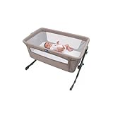 Chicco Next2Me Essential Infant Cosleeping Crib, Sustainable, Compatible with Different Beds, Adjustable Height, Tiltable, Good Air Circulation, Mattress and Bag Included, 0-6 m