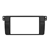 Audioproject A418 Car Radio Fascia 2 DIN Double DIN for BMW 3 Series E46 Car Radio Fascia Installation Frame Black