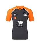 McLaren Formula 1 Team Setup T-Shirt, 2025 Season, Grey and Orange, Official Racing Merchandise (UK, Alpha, M, Regular, Regular, Phantom/Autumn Glory)