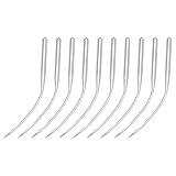 VGOL 10Pcs Blindstitch Curve Sewing Machine Needles LWx6T LWx2T, 80/12 Needles Suitable for Household Sewing Machines Portable Blind Hemmer Sewing Machine,Blind Stitch Machine