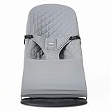 Cover Belltop compatible with Babyjörn bouncer: Balance, Soft & Bliss. Baby's seat for baby bouncer. Cover hammock: ergonomic fit. Hypoallergenic cotton. Fabric seat bouncer-replaces the original-Grey