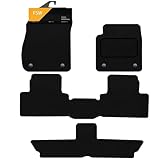 FSW - Compatible with Vauxhall Zafira Tourer 7 Seater 2012-2019 Tailored Car Floor Mats and Carpets - Black Carpet - Non Slip - Granulated Backing - 4 Piece Set - Car Floor Mat Only - Black Trimming