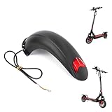 SYACHI Scooter Rear Fender for Kugoo M4 / M4 Pro, Rear Fender with Tail Light, Electric Scooter Mudguard Replacement Accessory, Waterproof and Dustproof