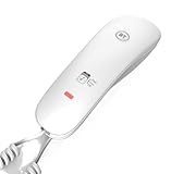 BT Duet 210 Corded Landline House Phone, Home Phone, 10 Number Memory, LED Call Indicator, Mute Facility, Hearing Aid Compatible