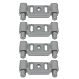 EMSea 4pcs Cupboard Door Catch 53x11x25mm for Caravan Motorhome Compatible with Swift Compatible with Sterling Grey