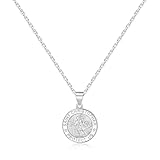 Philip Jones Sterling Silver St Christopher Necklace