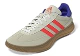 adidas Men's HB Spezial Pro Indoor Shoes Sports, Cloud White/Solar Red/Sonic Ink, 10 UK
