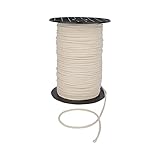 Discount Fabrics Natural Piping Cord for Sewing, Cushions, Upholstery - Premium Cushion 3mm, Seam Binding, Edging Trim, Sewing (Natural, 5m) (PIPCRD_3mm_N_5m)