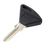AP8140710 Genuine OEM Key Blank With Out Transponder Chip for APRILIA Scarabeo SportCity Mojito Rally Caponord Tuono and Many Other Models AP8140710