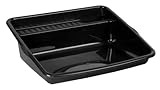Large Black Plastic Potting Tray Garden Greenhouse Plant Pot Tidy Work Table