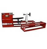 LUMBER JACK SWL350 Wood Lathe, 370W Induction Motor, 1000mm Between Centres, 350mm Turning Diameter, 4-Speed Control, Complete Starter Kit for Woodturning