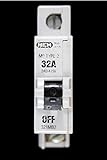 Mem 32 AMP TYPE 2 M9 MCB CIRCUIT BREAKER 321 MB2 321MB2