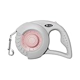 Ylnailky Dog Retractable Lead, 16 Ft Night Walking Rope, Dog Guide Tape with Brake for Large Medium Breed Training Outside Beach Yard Camping Walking