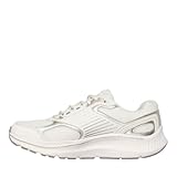 Skechers Women's Go Run Consistent 2.0 Advantage Sneaker, Natural Leather/Gold Trim, 5 UK