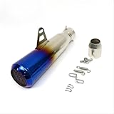 YFBH 51mm Motorcycle Exhaust Pipe For H&onda For CB650 For CB 650 Exhaust Muffler Pipe Silencer With Network Escape Moto Exhaust Pipe(Color 2)