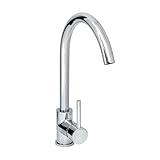 Milano Mirage Chrome Lever Handle Kitchen Sink Mixer Tap Swivel Spout