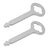 Briny River 2Pcs Oak Carry Case Key 96507 Compatible with Singer Sewing Machine 99K 15K 66K 201K 185K