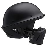 Bell Rogue Open Face Harley Cruiser Motorcycle Helmet - Matte Black / 2X-Large by Bell