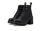 Dr. Martens Women's Jesy 6 Tie Boot Fashion, Black Sendal, 3 UK