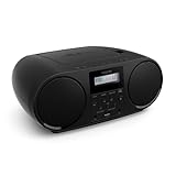 Philips TAZ6000 All-in-One CD Player with DAB+/FM Radio, Bluetooth 5.4, USB, Dynamic Bass, Recycled Materials & 3.5mm Headphone Jack