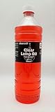 CLEARCRAFT SMOKELESS, ODOURLESS COLOURED LAMP OIL - 1 LITRE - FREE FUNNEL - PERFECT FOR USE WITH MODERN OIL CANDLES, TRADITIONAL OIL LAMPS BOTH INDOOR AND OUTDOOR USE (RED)