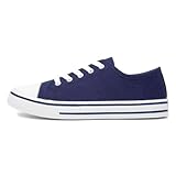 Red Fish Meru Womens Navy Canvas Shoe - Size 5 UK - Blue