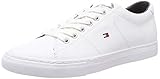 Tommy Hilfiger Men’s Essential Leather Cupsole Trainers, White (White), 9