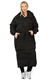 Hamishkane® Women's Long Puffer Jacket, Maxi Quilted Winter Coat, Lightweight Waterproof Padded Jacket with Hood, Warm Full-Sleeve Oversized Coat for Ladies, Winter Jackets for Women UK