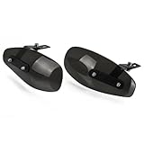 ZDSMYXGS Handlebar Guard Shield Motorcycle Handguards for Kawasaki ZR7 ZR7S W800/SE ZRX 1100 1200 ZX12R ZX6R ZX300R W 800SE Hand Guard Protectors Shield(Black)
