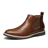 Bruno Marc Men's Chelsea Boots Ankle Boots Formal Boots for Men,SBBO2218M-E,BROWN,9 UK/44 (EUR)