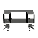 Zqxnt Acoustics Speakers Base Precise Craft Desk For Optimals Stability And Aesthetic Appeal Desktop Mount Acrylic Dock