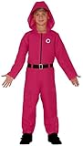 FIESTAS GUIRCA The Gamer Kids Costume Red Overall Fancy Dress for Boys and Girls Age 10-12 Years