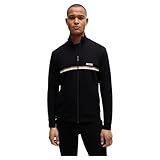 BOSS Mens Long Set 1 Signature-detail tracksuit in stretch cotton