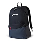 Berghaus Unisex Brand Bag 25 Litre Backpack| Comfortable Fit | Durable Design | Rucksack for Men and Women, Jet Black/Carbon