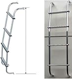 4x4 Car Van Aluminium Rear Door Steps Rear Ladder Caravan Motorhome Roof Rack Access Ladder *2021 MODEL