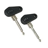 AEspares Ignition Bosh Type Key Pair Fits Zetor JohnDeere Tractors Jawa 93 1844
