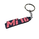 KEY RING SOFT PVC 405 MI-16, Black, 87*13*4mm